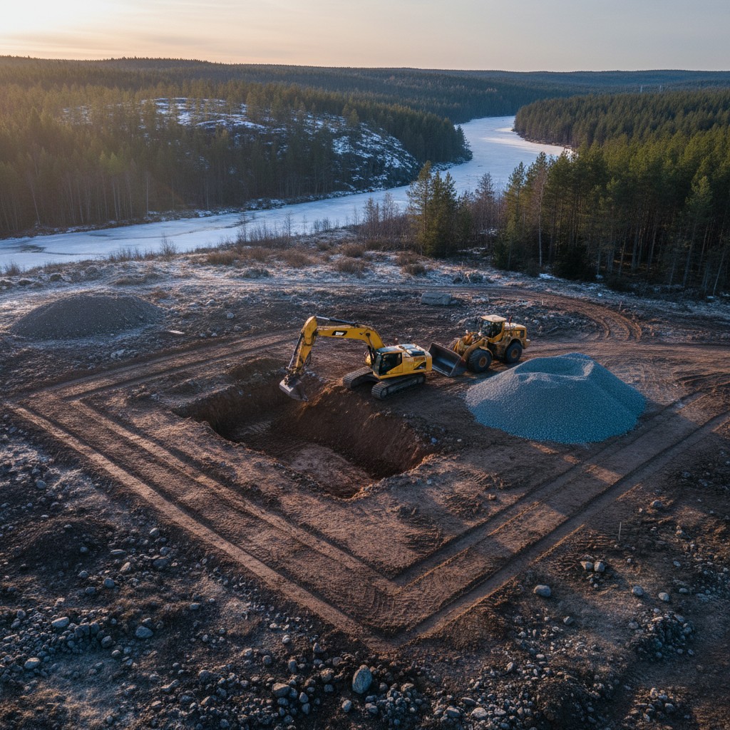 Tidig planering + korrekt materialhantering är grunden för trygga markarbeten.
