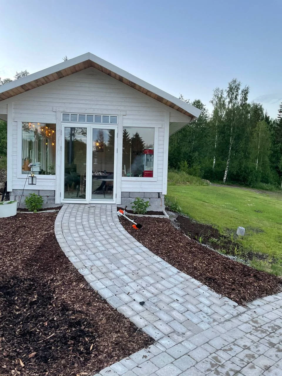 Plattsättning i Härnösand