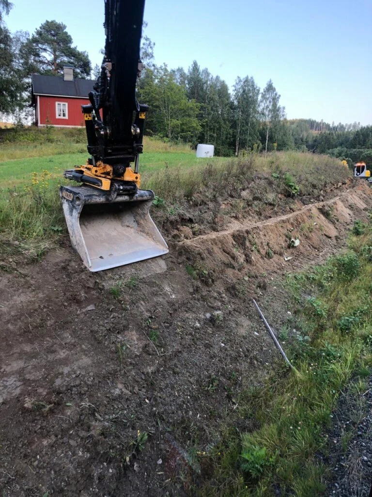 Markarbete i Härnösand